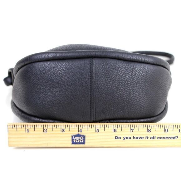 AANDD Adam & Davidson BLACK GENUINE LEATHER X-BODY SHOULDER BAG HANDBAG PURSE - Picture 12 of 16